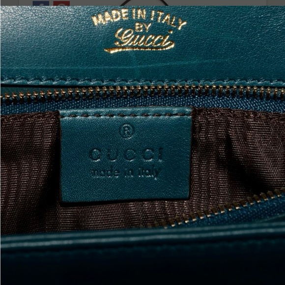 Gucci Real Python Green Medium Shoulder Bag - Picture 11 of 16